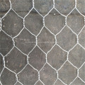 Malla de alambre hexagonal pesado gris recubierto de PVC